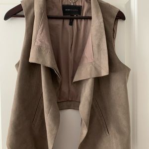 BCBG suede vest